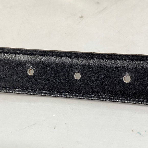 Hermes Belt Constance □F Engraved Ardennes Box Calf Natural Black Men Women - Picture 5 of 7